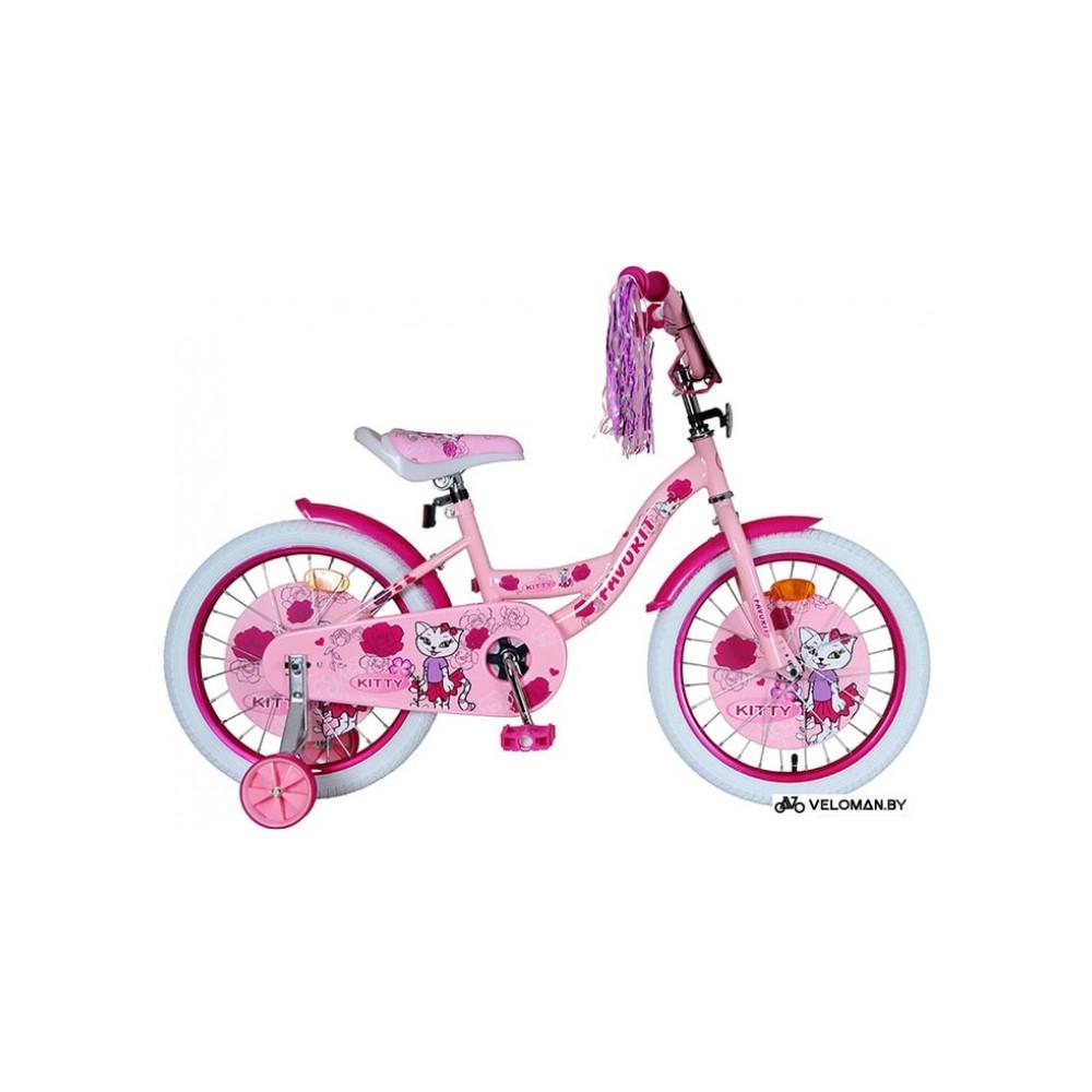 Детский велосипед Favorit Kitty 18 2020 (розовый)