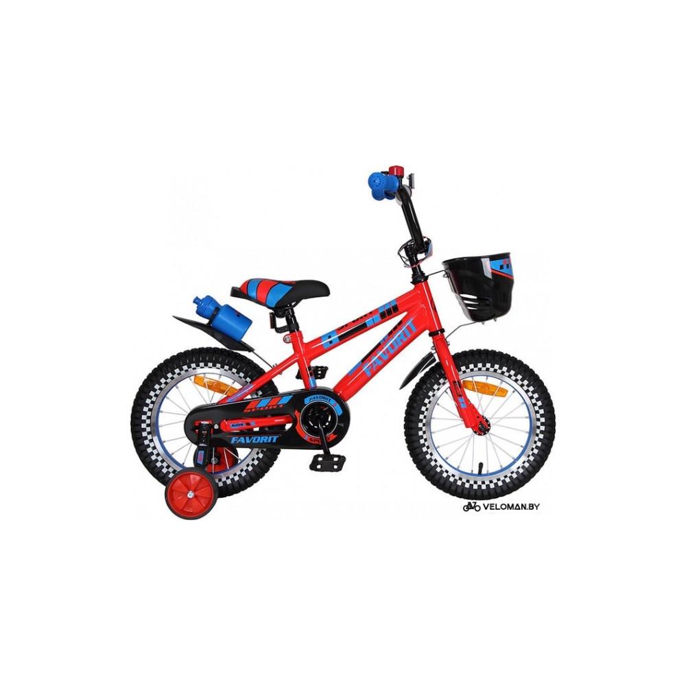 Детский велосипед Favorit Sport 14 (красный, 2020)