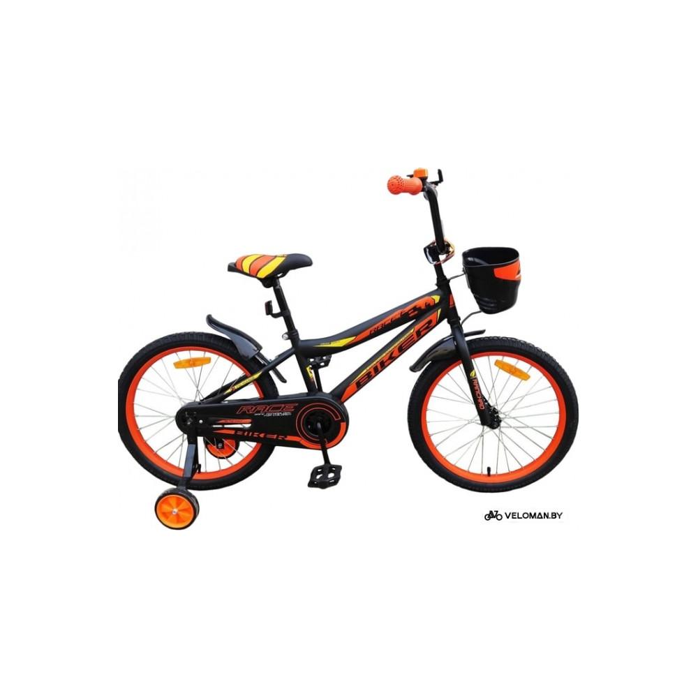 Детский велосипед Favorit Biker 18 (черный/оранжевый, 2018)