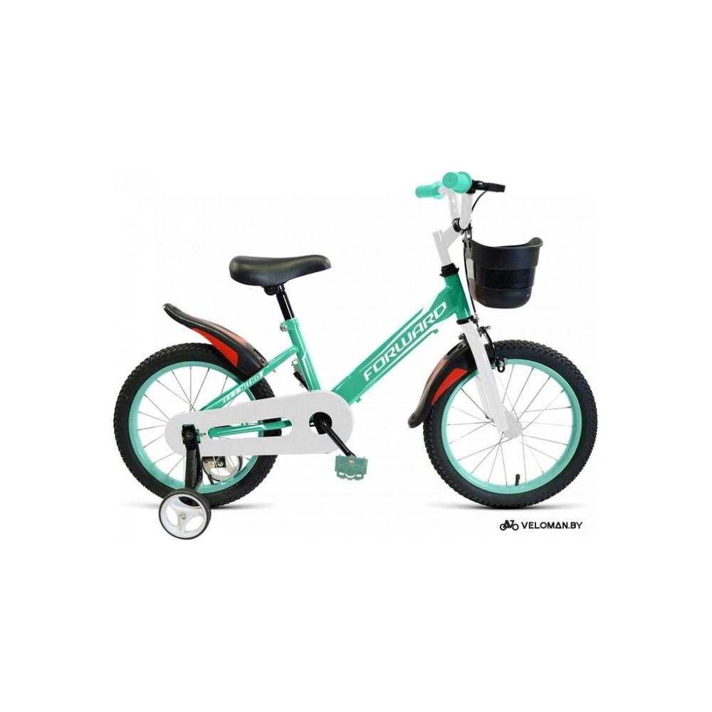 Детский велосипед Forward Nitro 18 2021 (зеленый/белый)