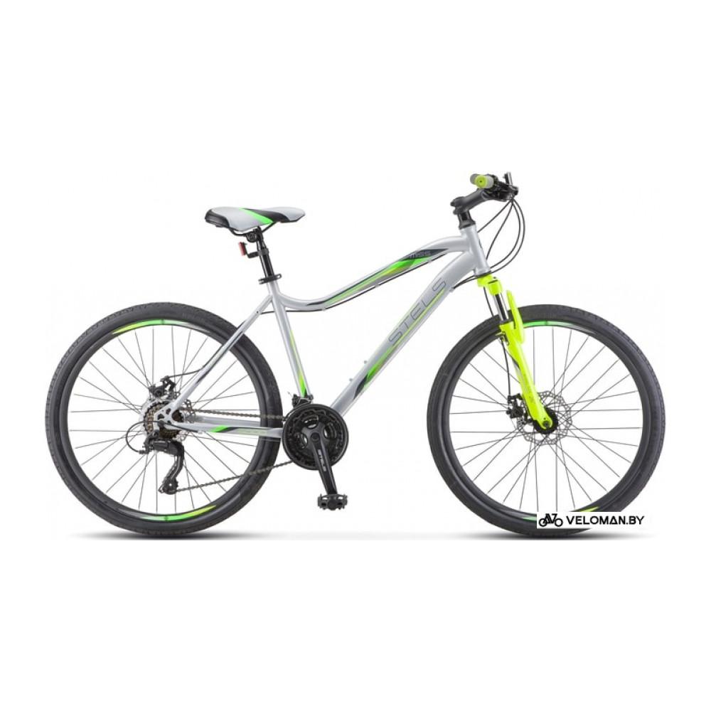 Велосипед горный Stels Miss 5000 MD 26 K010 р.18 2021 (серебристый)