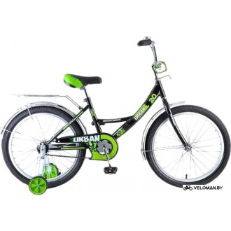 Детский велосипед Novatrack Urban 20 (черный, 2019)