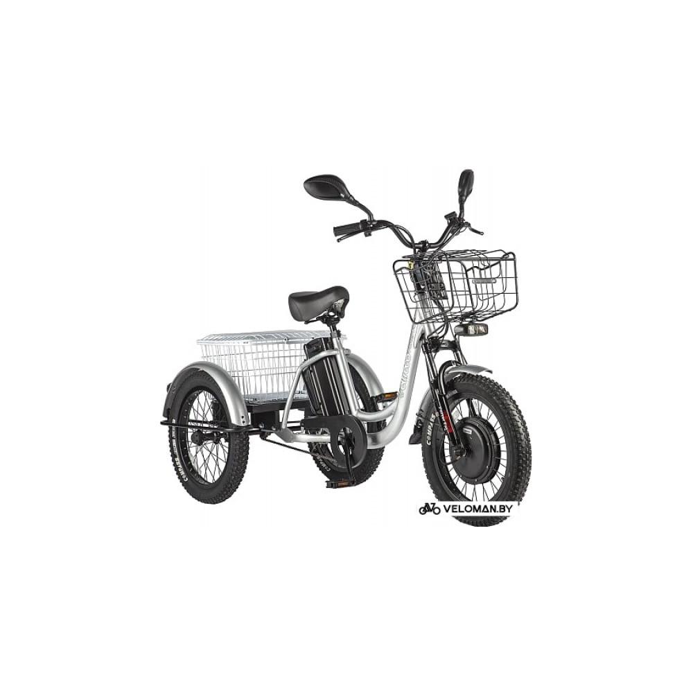 Электровелосипед городской Eltreco Porter Fat 700 (серебристый)