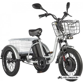 Электровелосипед городской Eltreco Porter Fat 700 (серебристый)