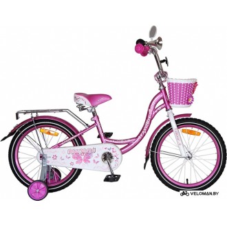 Детский велосипед Favorit Butterfly 18 (розовый/белый, 2019)