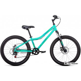 Велосипед горный Forward Iris 24 2.0 D 2022 (мятный/зеленый)