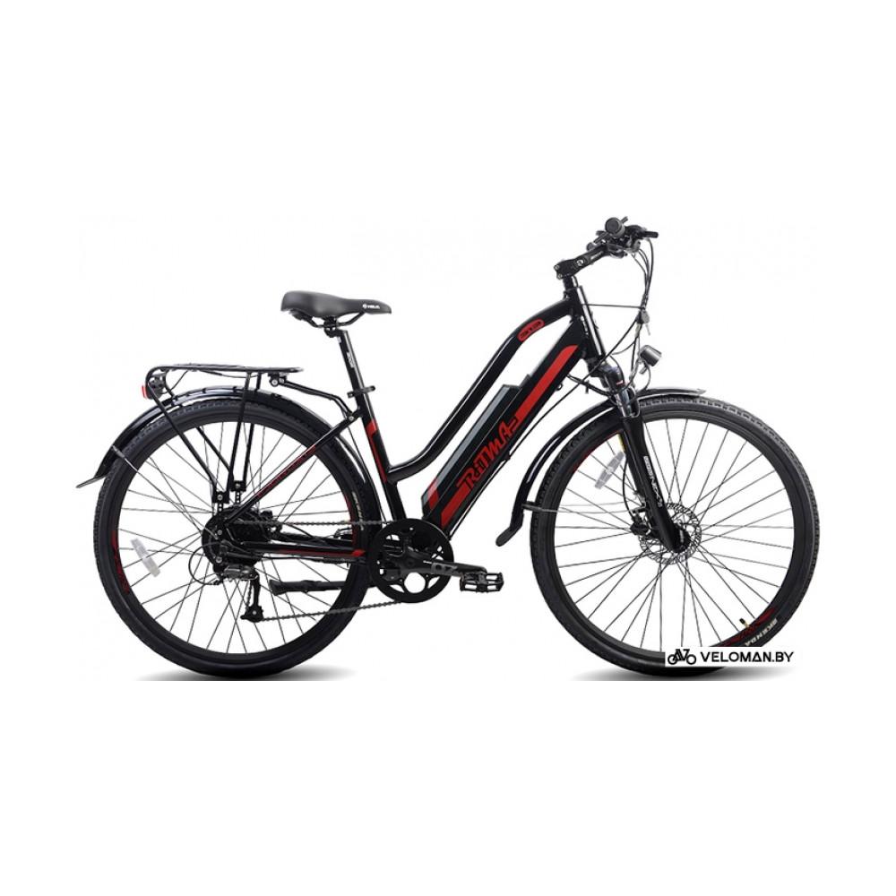 Электровелосипед горный Ritma FJORD313 2022 (черный/красный)