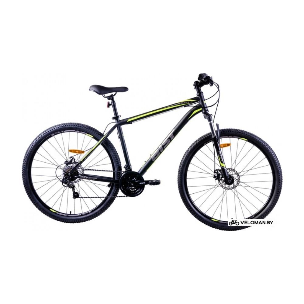 Велосипед горный AIST Quest Disc 29 р.21.5 2020 (черный/желтый)