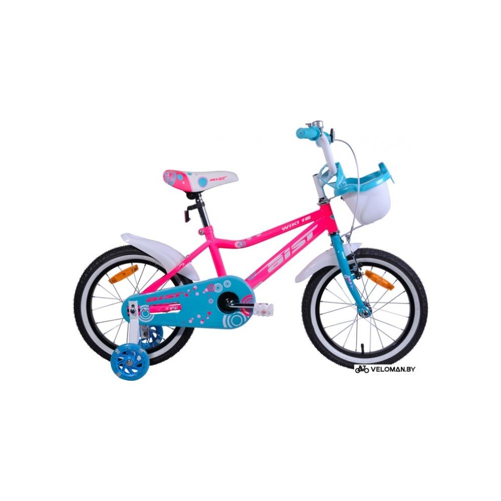 Детский велосипед AIST Wiki 16 2020 (розовый)