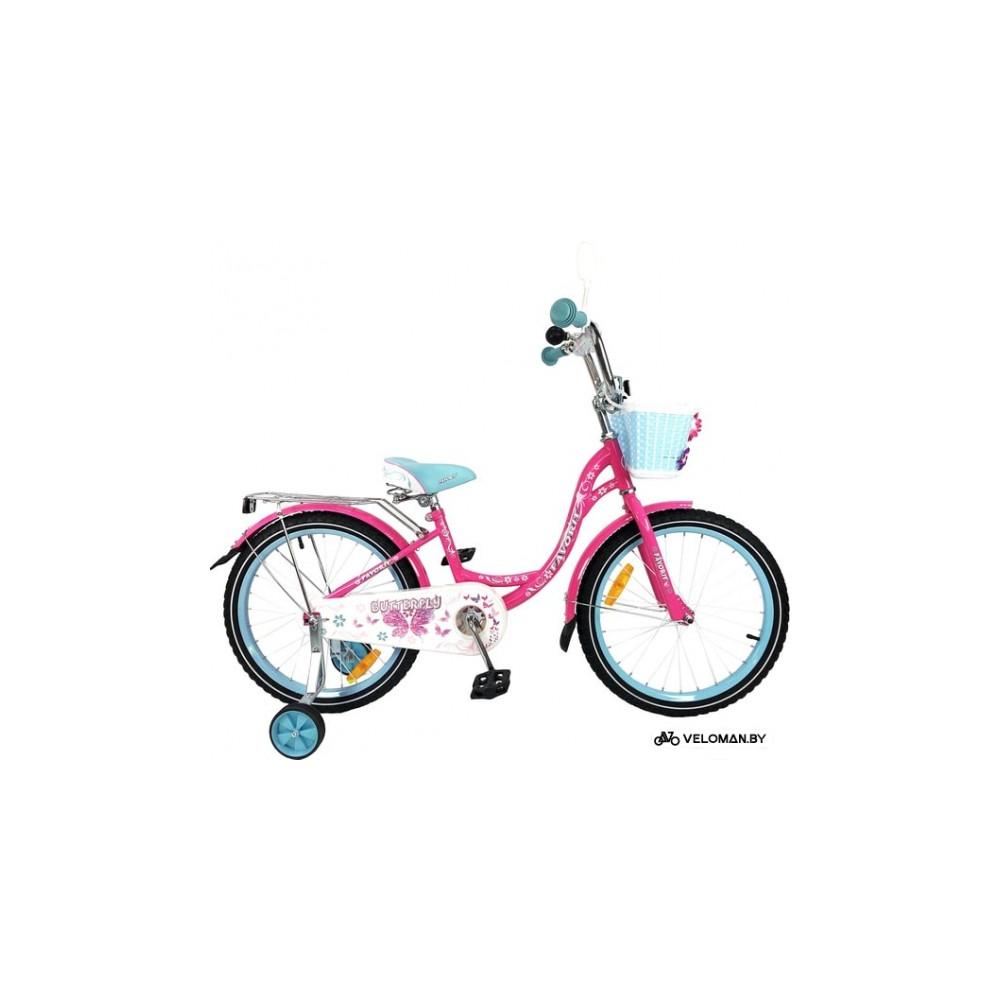 Детский велосипед Favorit Butterfly 20 (розовый/бирюзовый, 2019)