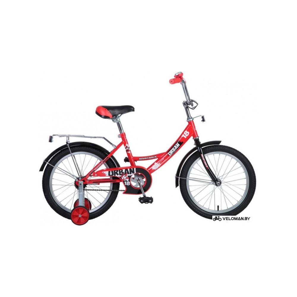 Детский велосипед Novatrack Urban 18 (красный)