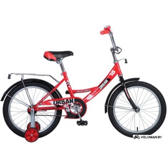Детский велосипед Novatrack Urban 18 (красный)