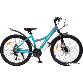 Велосипед горный Greenway 6930M р.16 2021 (бирюзовый/розовый)