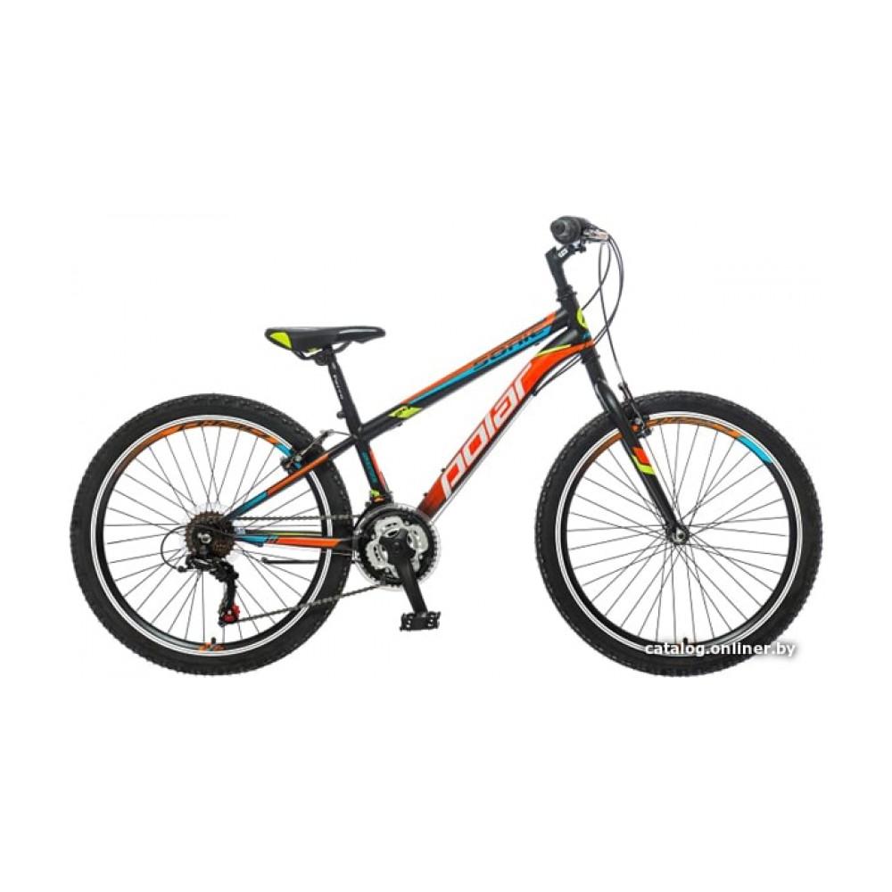 Велосипед горный Polar Sonic 24 (черный/оранжевый)