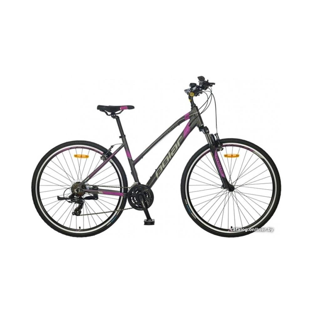 Велосипед гибридный Polar Forester Comp Lady M (серый/фиолетовый)