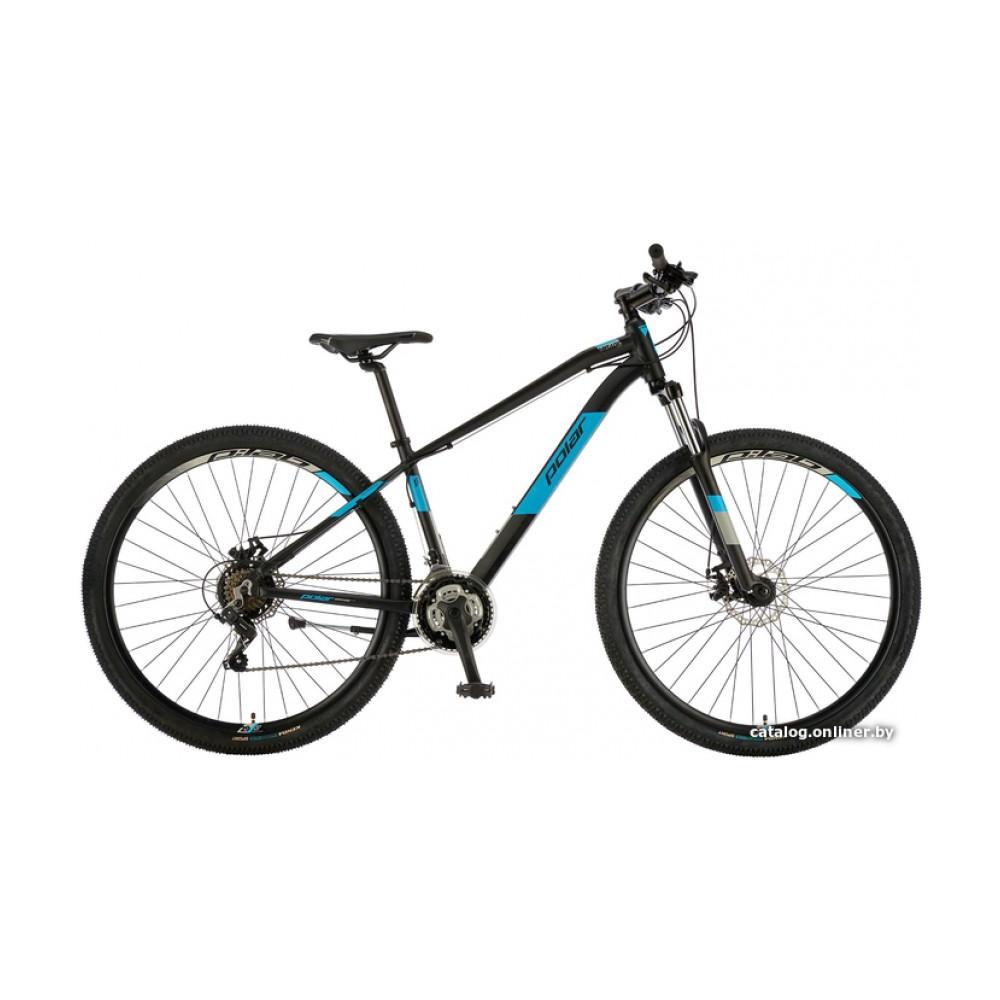 Велосипед Polar Mirage Sport XL 2022 (черный/голубой)