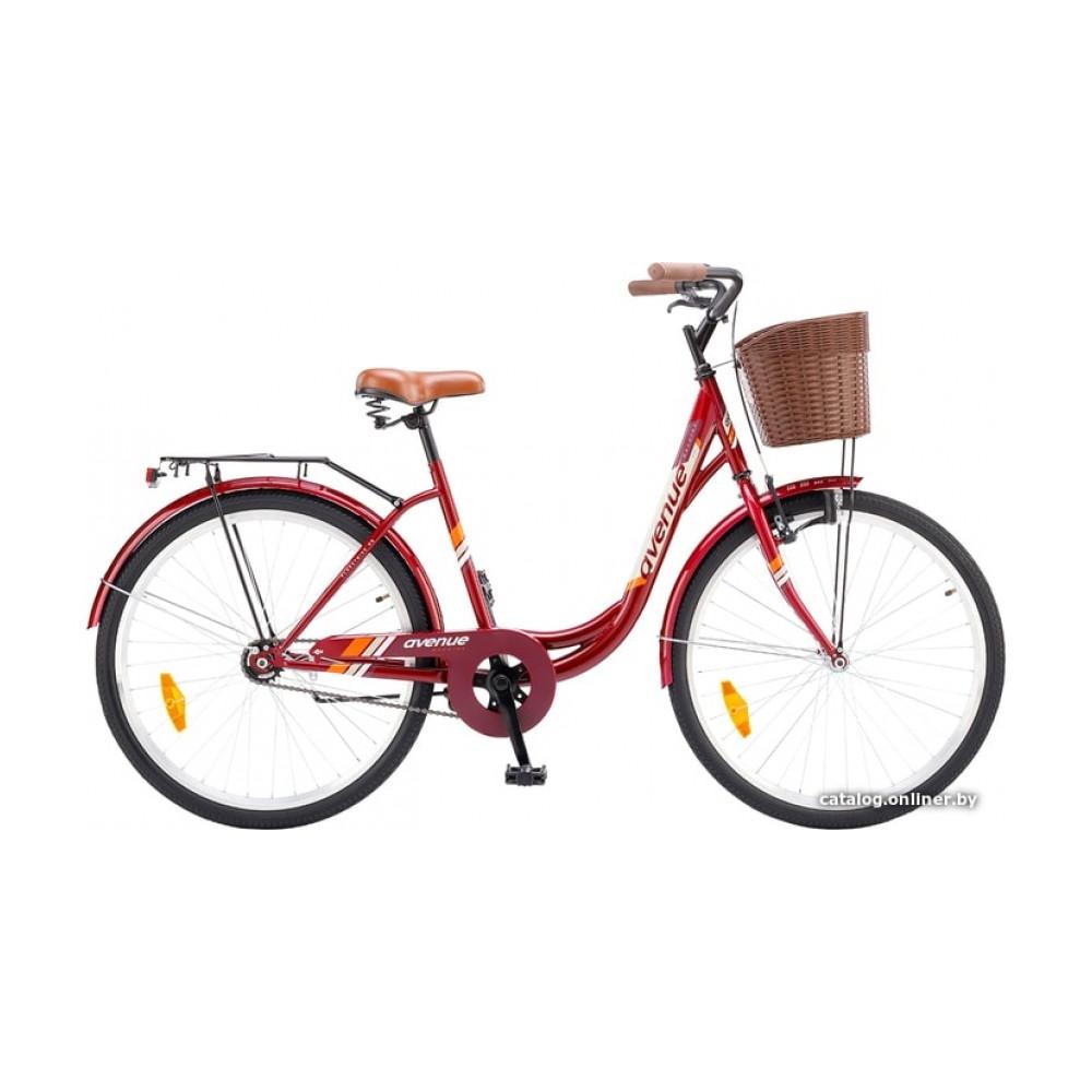 Велосипед Maccina Avenue (бордовый)