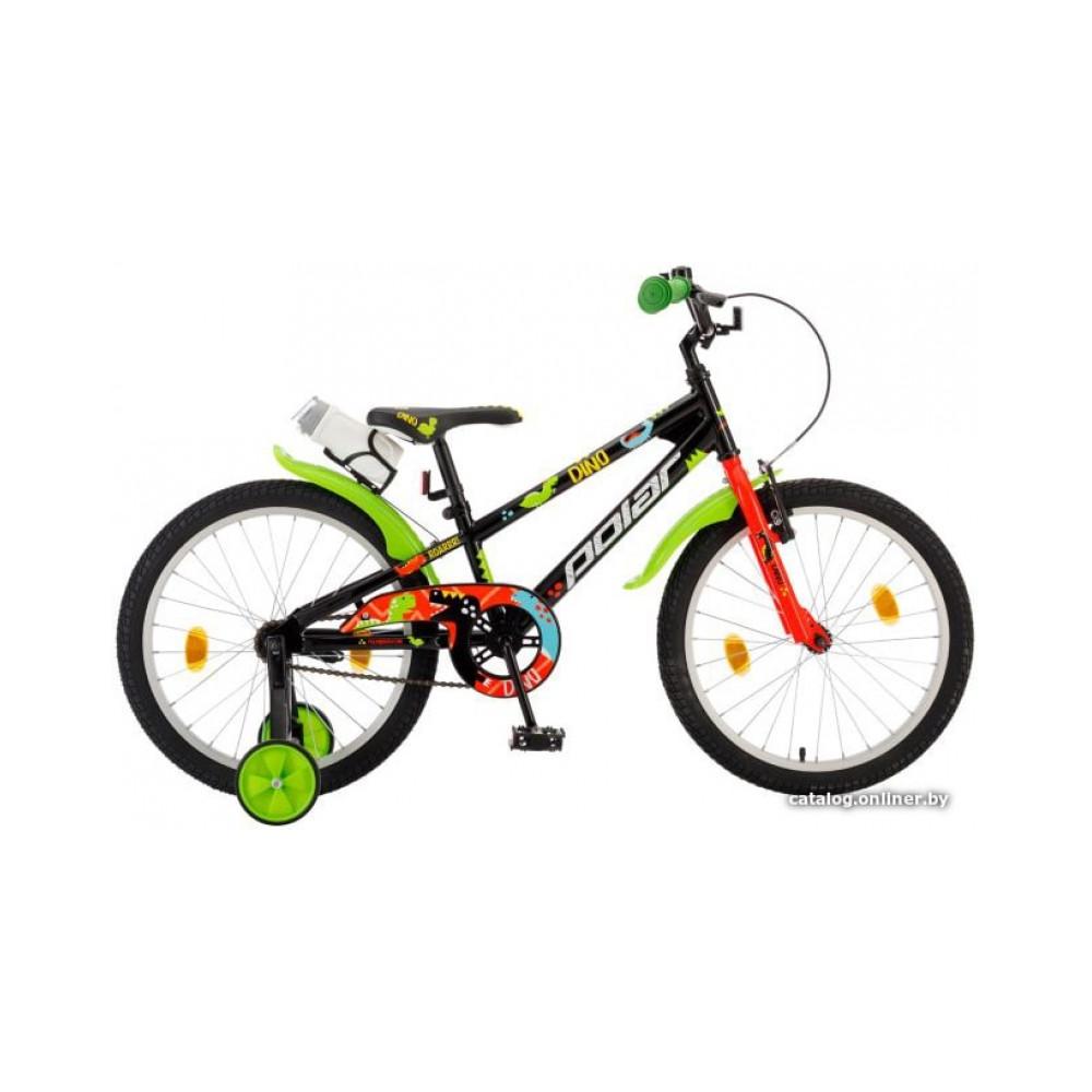 Детский велосипед Polar Junior 20 2021 (дино черный)