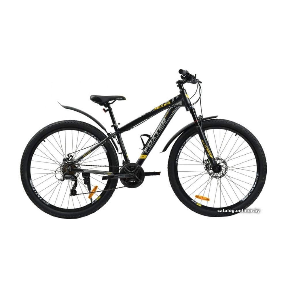 Велосипед Foxter Mexico 29 2021 (черный/желтый)