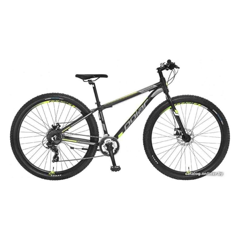 Велосипед городской Polar Mirage Urban XL (черный/зеленый)