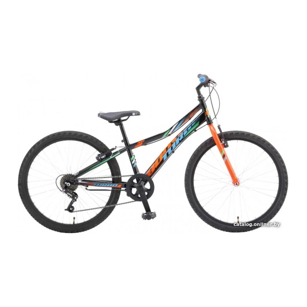 Велосипед Booster Turbo 240 2021 (черный/оранжевый)