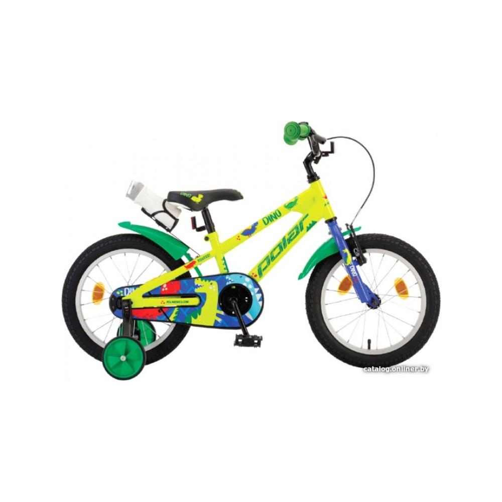 Детский велосипед Polar Junior 14 2021 (дино)