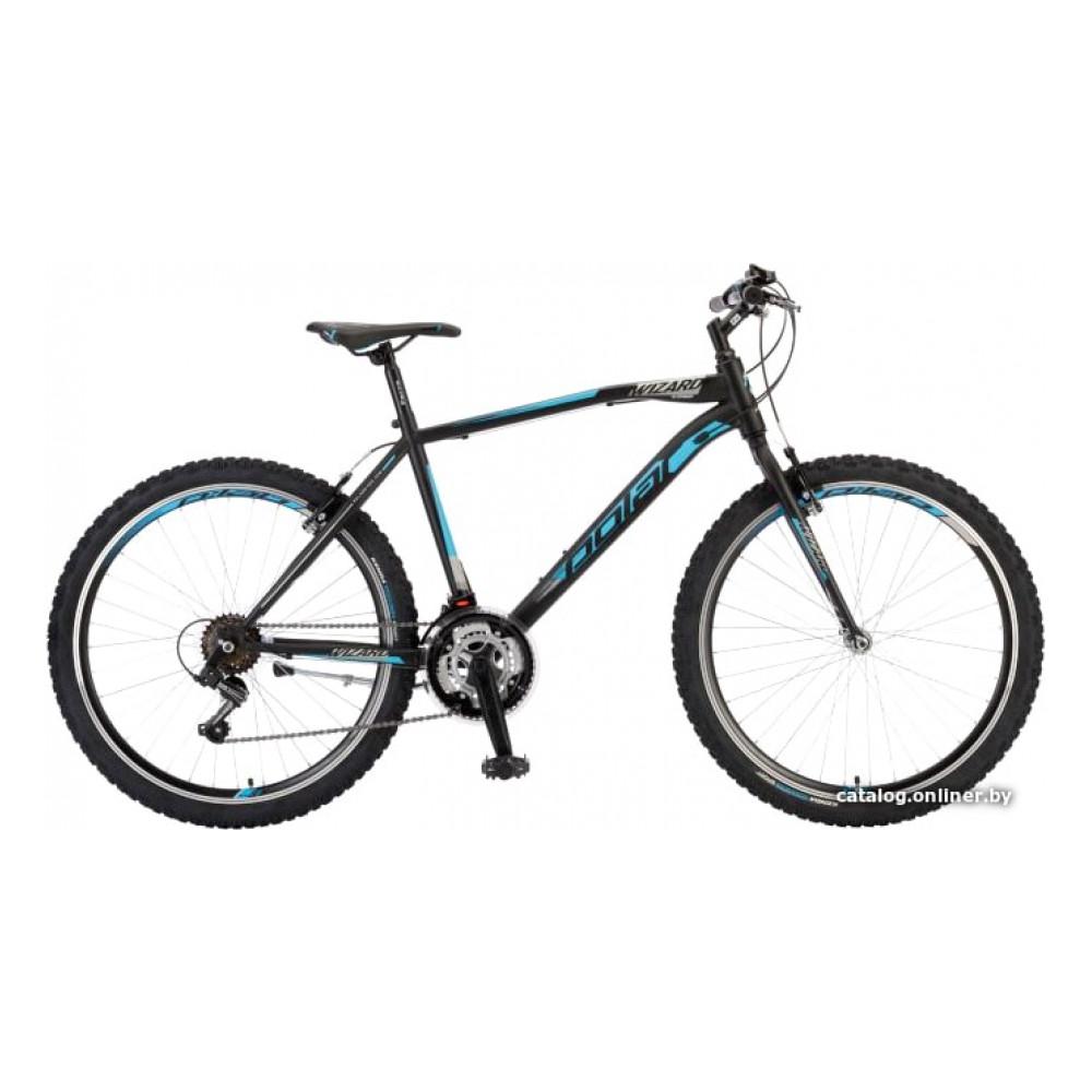 Велосипед горный Polar Wizard 3.0 L (черный/голубой)