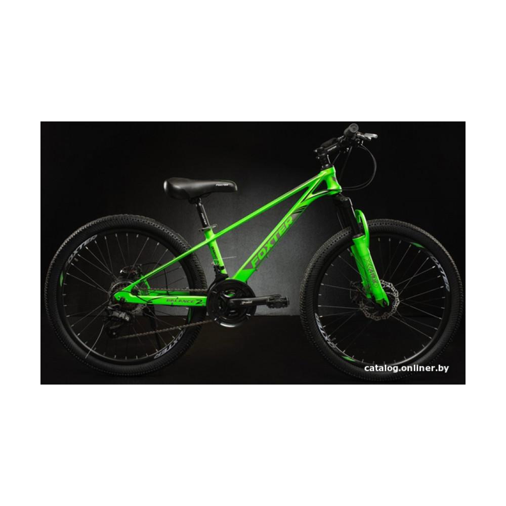 Велосипед Foxter Balance 2.1 2022 (зеленый)