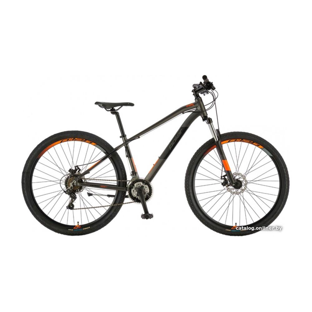 Велосипед горный Polar Mirage Sport L 2022 (серый/оранжевый)