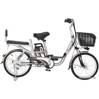 Электровелосипед Hiper BS265 2021 (серебристый)