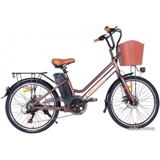 Электровелосипед Hiper Engine B62 2021 (коричневый металлик)