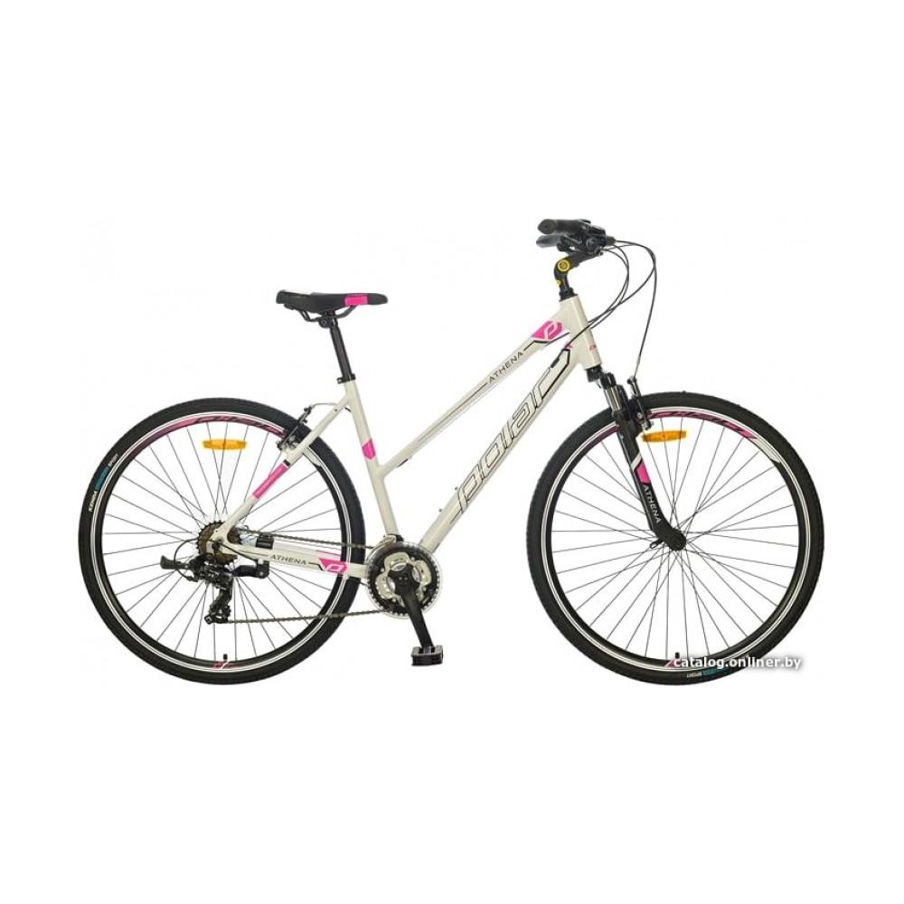 Велосипед Polar Athena M (белый/розовый)