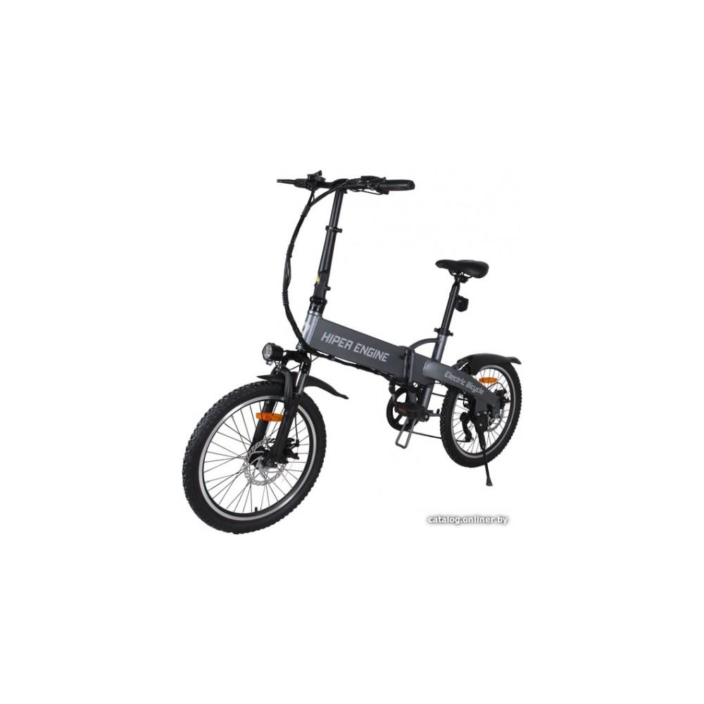 Электровелосипед Hiper Engine BF204 2021 (темно-серый)