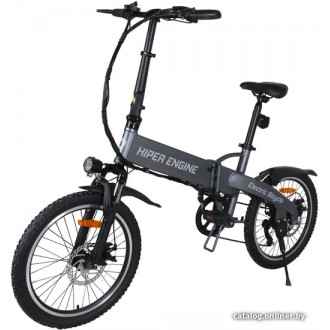 Электровелосипед Hiper Engine BF204 2021 (темно-серый)
