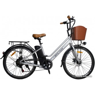 Электровелосипед Hiper Engine B67 2021 (серебристый)