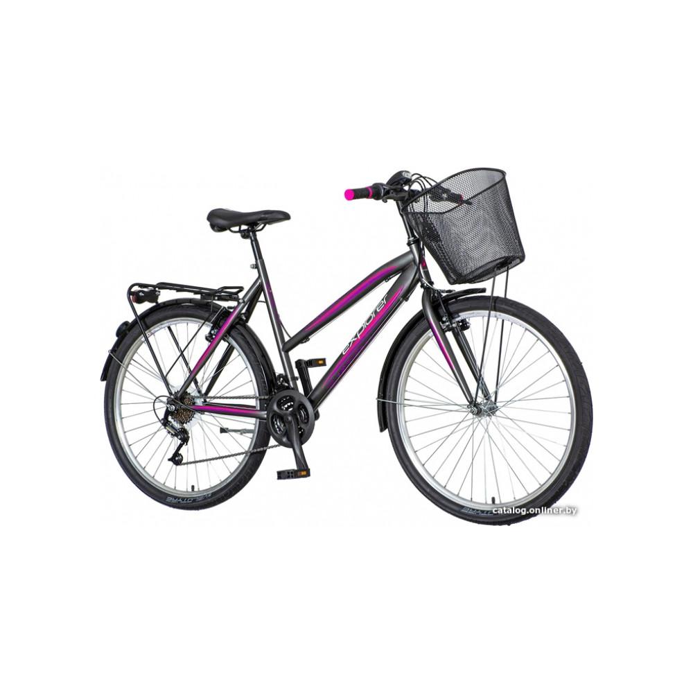 Велосипед Explorer Lady S LAD267S (серый/фиолетовый)