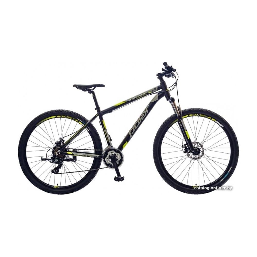 Велосипед горный Polar Mirage Sport XL 2021 (черный/желтый)