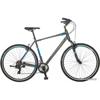 Велосипед гибридный Polar Helix XL (серый/синий)