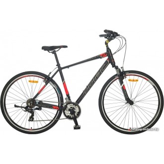 Велосипед гибридный Polar Helix L (черный/красный)