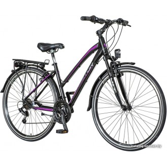Велосипед Visitor Terra Lady (черный/фиолетовый/серый)