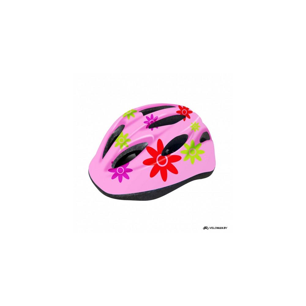 Шлем велосипедный детский Cigna WT-021 (чёрный/розовый)