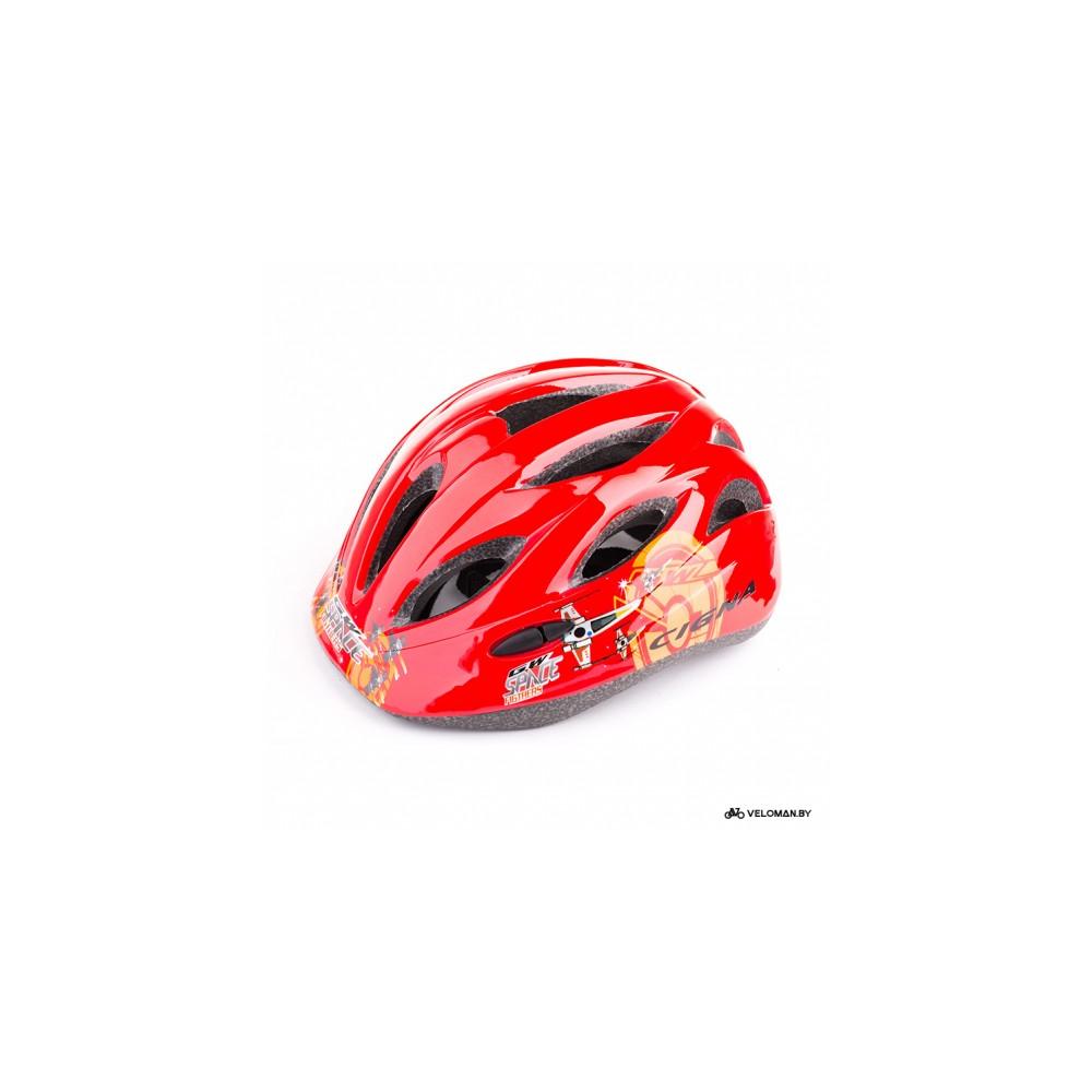 Шлем велосипедный детский Cigna WT-021 (чёрный/красный)
