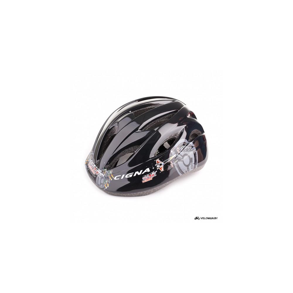 Шлем велосипедный детский Cigna WT-021 (чёрный)