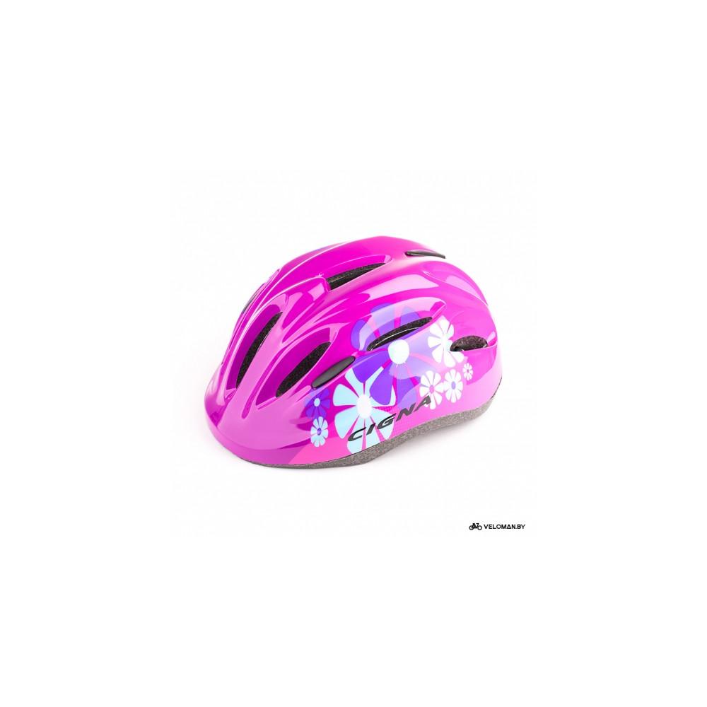 Шлем велосипедный детский Cigna WT-024 (чёрный/красный)