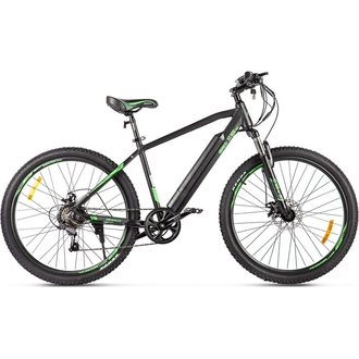 Электровелосипед горный Eltreco XT 600 Pro (черно-зеленый)