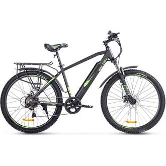 Электровелосипед горный Eltreco XT 800 Pro (черно-зеленый)