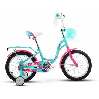 Детский велосипед Stels Mystery 16" Mятный/Розовый 2024