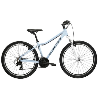 Велосипед Kross Lea 1.0 D 26 M (белый/синий)