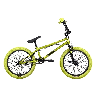 Велосипед Stark'24 Madness BMX 3 (зеленый металлик/черный, зеленый/хаки)