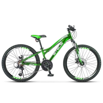 Велосипед горный Stels Navigator-460 MD 11" 24" K010 2022 Зелёный
